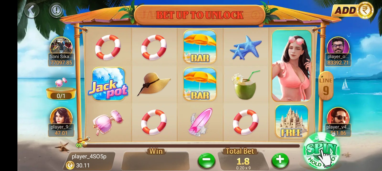 Teen Patti Gold Bikini Paradise Game Play